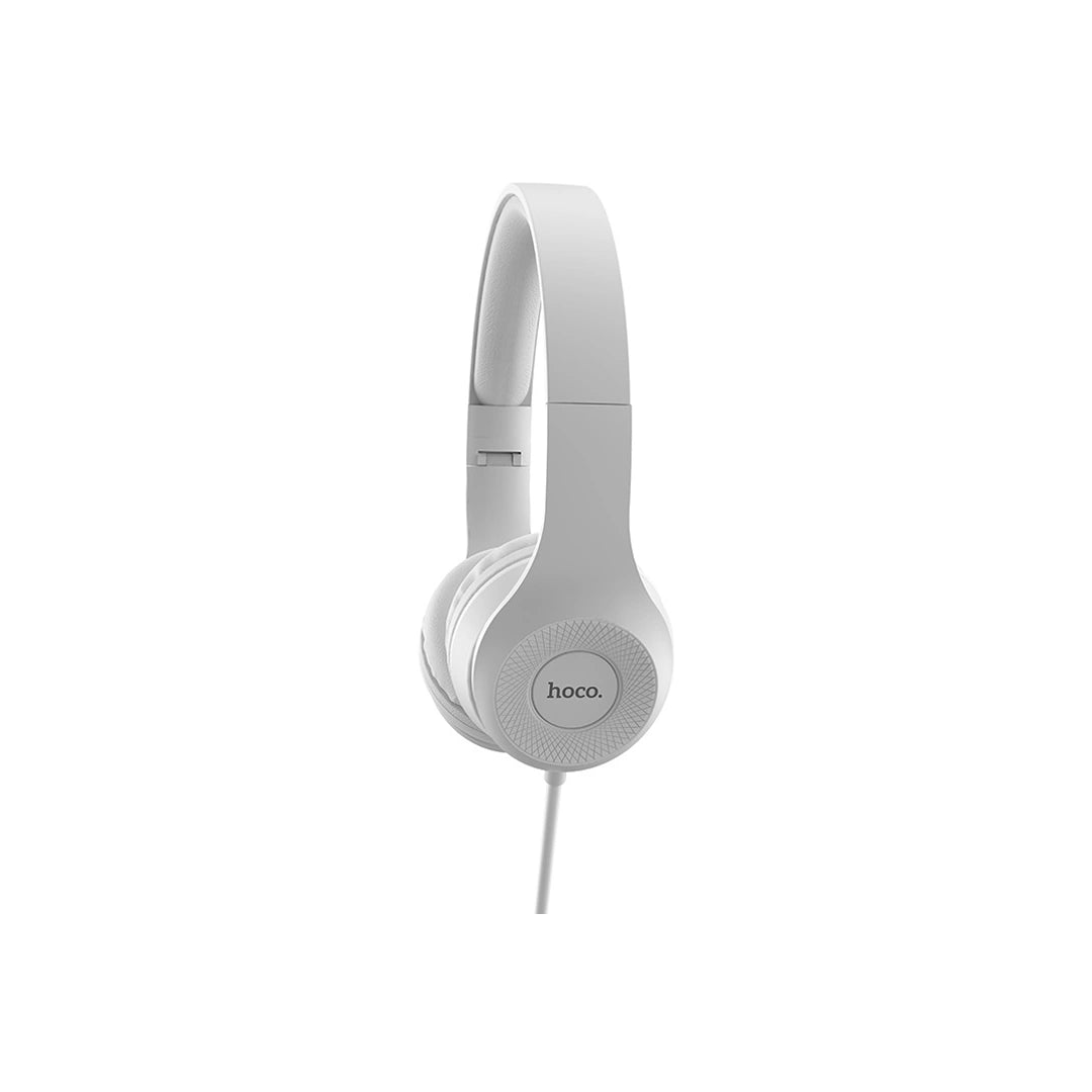 Hoco Headphones “W21 Graceful Charm” Wired Headset with Mic - White in Qatar Hoco Headphones “W21 Graceful Charm” Wired Headset with Mic - White in Qatar